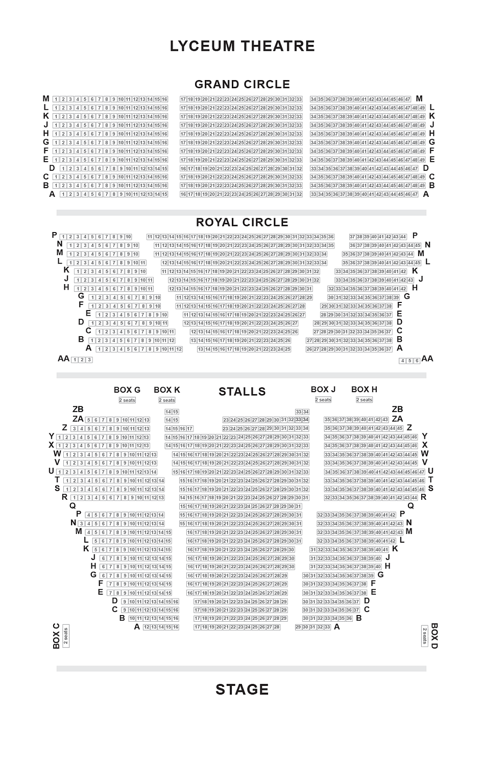 Lion King Theatre Seating Chart