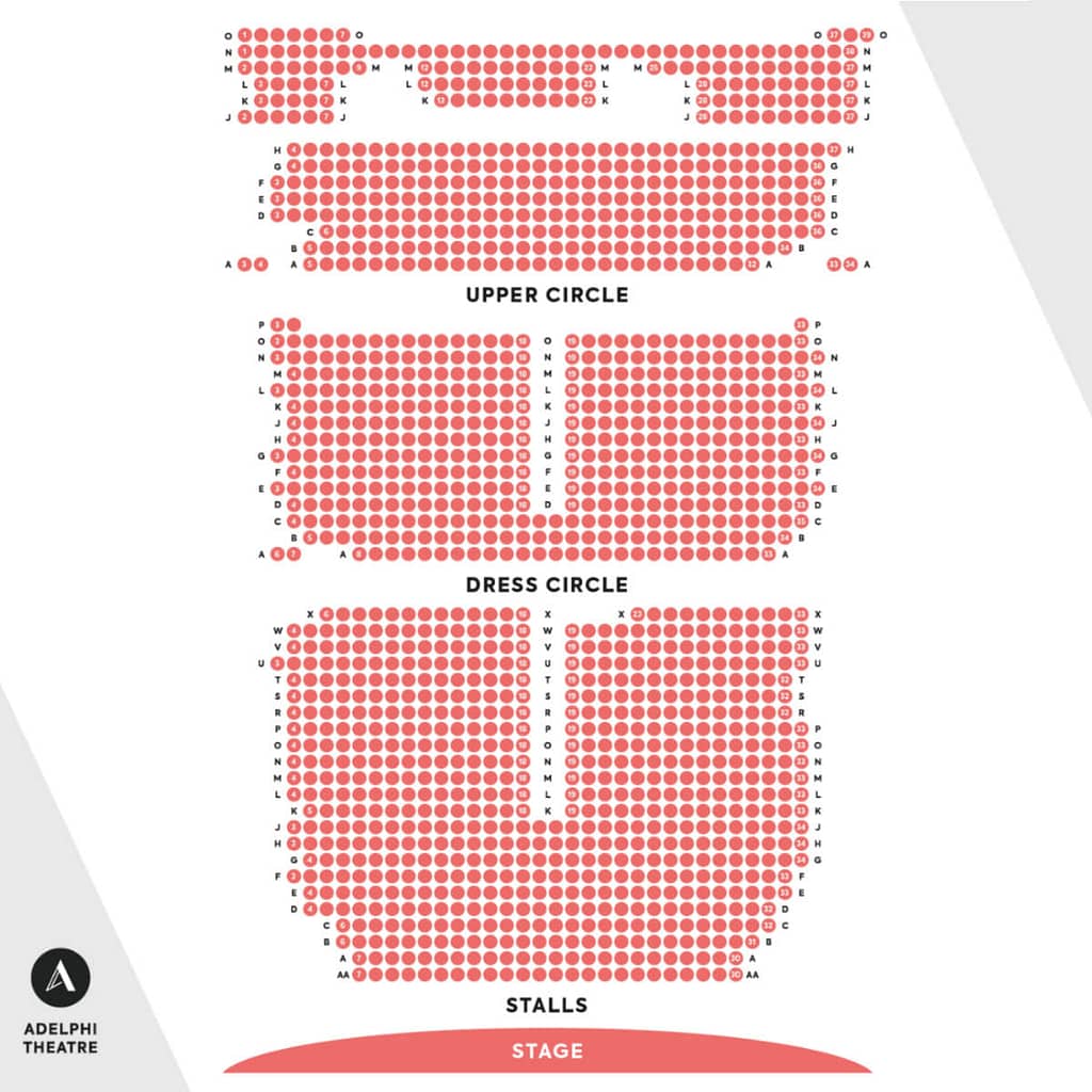 Adelphi Theatre London Seating Plan